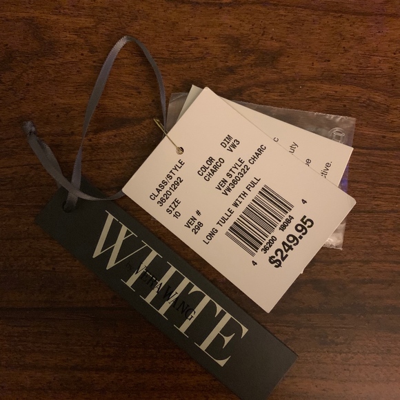 Vera Wang A-Line Tulle and Lace Bridesmaid Dress - Picture 5 of 5